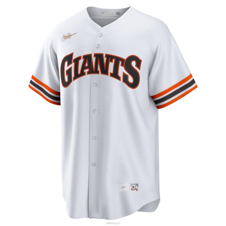 biała koszulka drużyny san francisco gigants nike z kolekcji cooperstown mężczyźni 0J02V220 MLB Jerseys