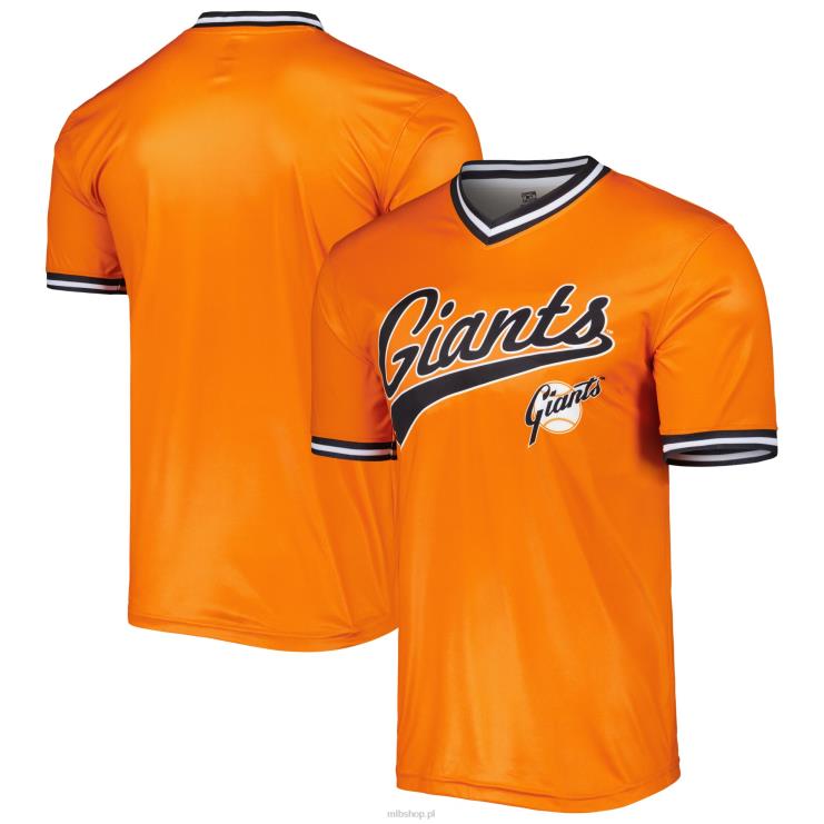 pomarańczowa koszulka drużyny z kolekcji Cooperstown firmy San Francisco mężczyźni 0J02V803 MLB Jerseys