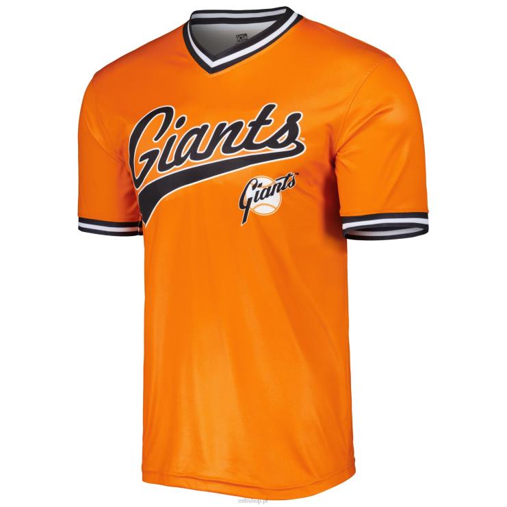 pomarańczowa koszulka drużyny z kolekcji Cooperstown firmy San Francisco mężczyźni 0J02V803 MLB Jerseys