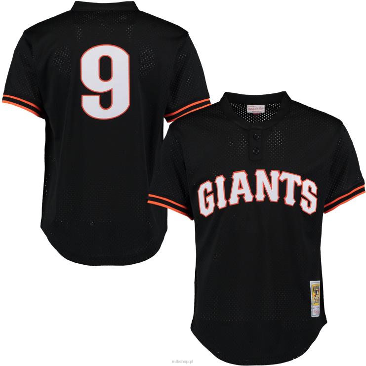 san francisco giganci matt williams mitchell & ness czarna koszulka treningowa z siateczki cooperstown mężczyźni 0J02V1071 MLB Jerseys