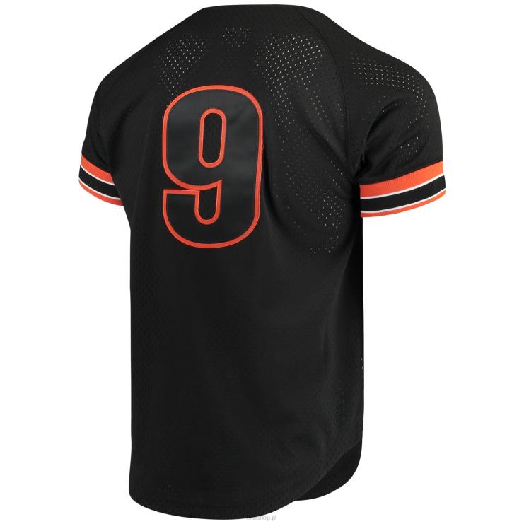 san francisco giganci matt williams mitchell & ness czarna moda kolekcja cooperstown siatkowa koszulka treningowa mrugnięcia mężczyźni 0J02V846 MLB Jerseys