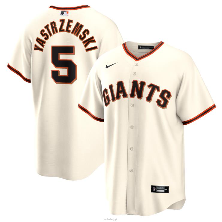 san francisco giganci mike yastrzemski nike kremowa replika domowej koszulki gracza mężczyźni 0J02V442 MLB Jerseys