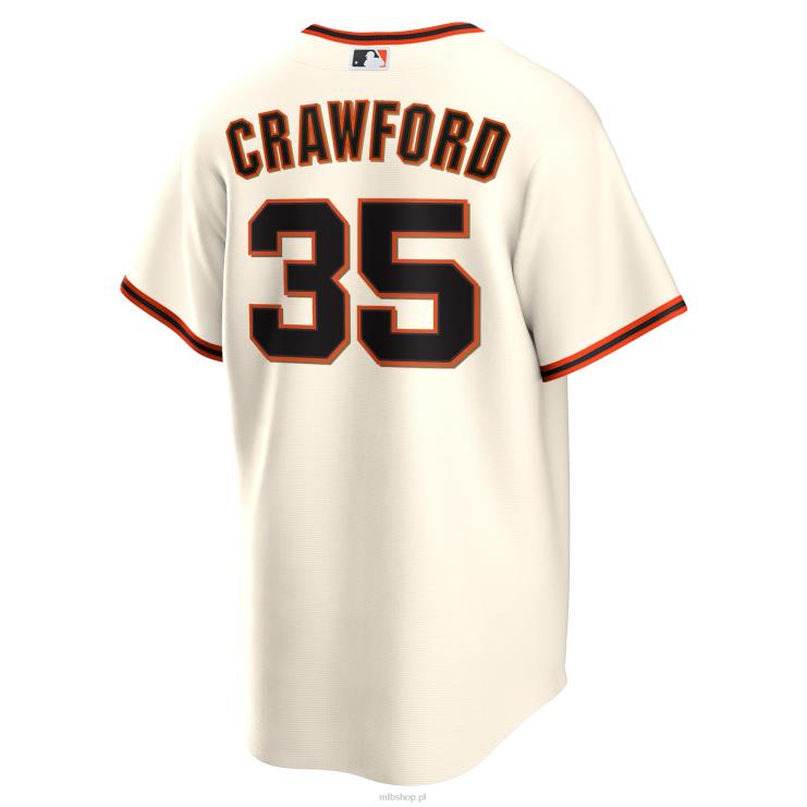 san francisco gigantów brandon crawford nike kremowa replika domowej koszulki z nazwiskiem gracza mężczyźni 0J02V40 MLB Jerseys