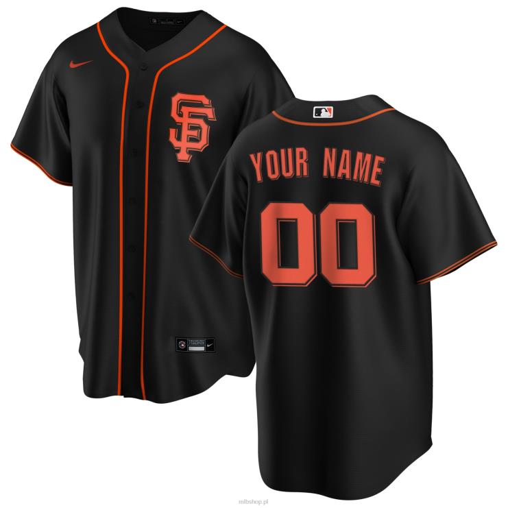 san francisco gigantów nike czarna replika niestandardowej koszulki mężczyźni 0J02V169 MLB Jerseys