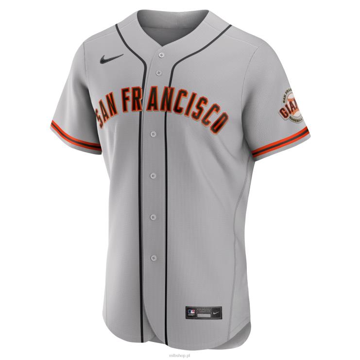 szara koszulka 2023 jackie robinson nike san francisco gigants w autentycznym stylu mężczyźni 0J02V1440 MLB Jerseys