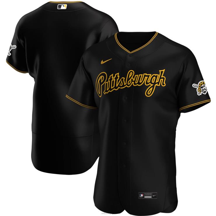 Pittsburgh Piraci Nike Czarna Alternatywna autentyczna koszulka drużynowa mężczyźni 0J02V581 MLB Jerseys