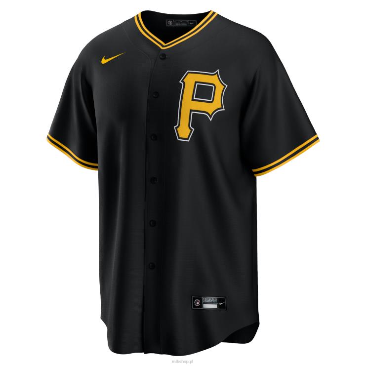 czarna replika koszulki drużyny piratów z pittsburgha nike mężczyźni 0J02V326 MLB Jerseys