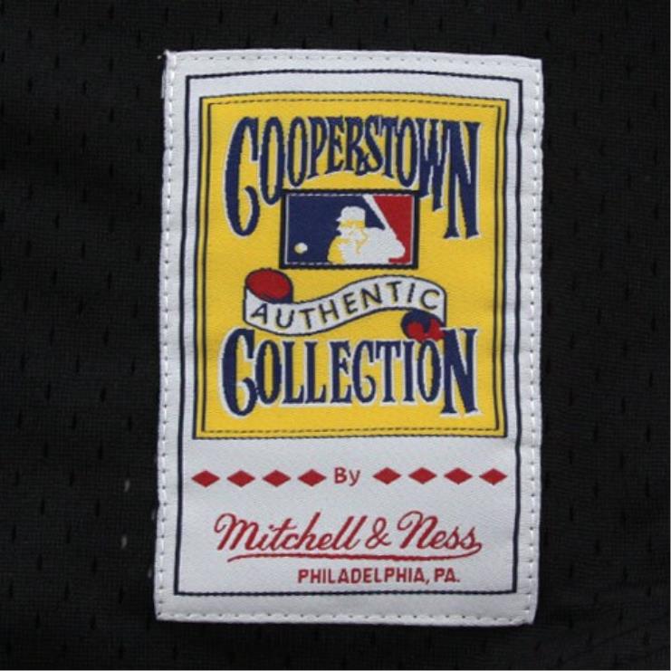 mitchell & ness pittsburgh pirates kent tekulve 1982 kolekcja cooperstown autentyczna koszulka treningowa czarna mężczyźni 0J02V843 MLB Jerseys