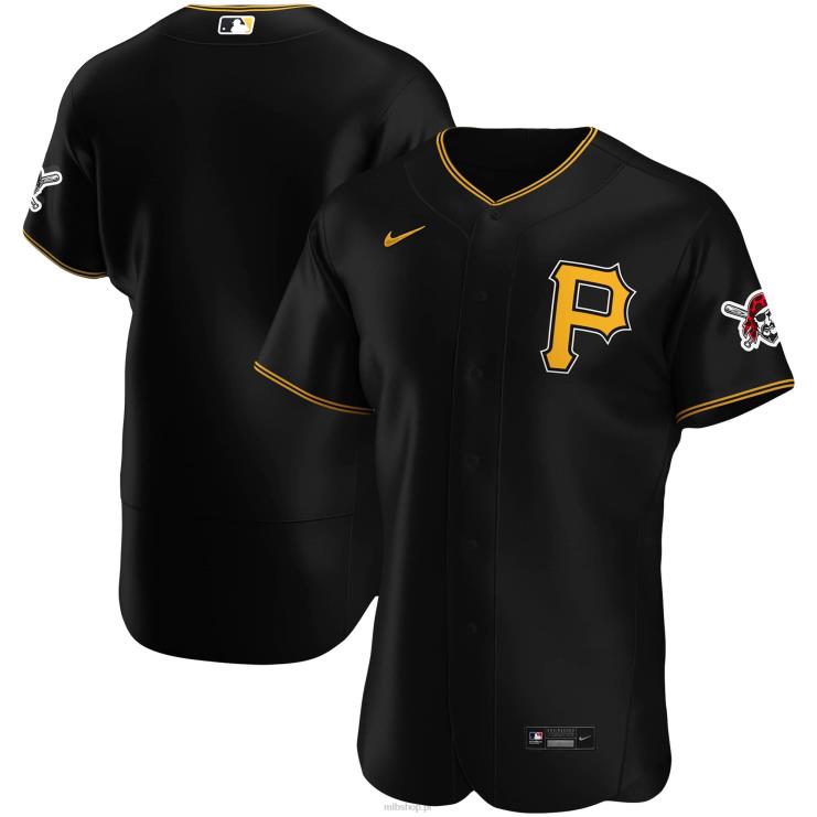pittsburgh pirates nike czarna alternatywna koszulka z autentycznym logo zespołu mężczyźni 0J02V796 MLB Jerseys