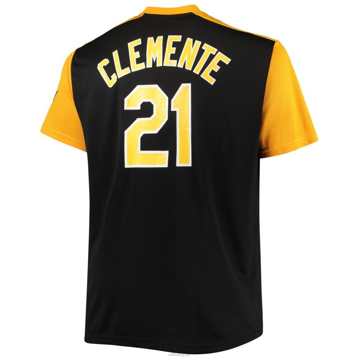 pittsburgh pirates roberto clemente czarno-złota replika koszulki gracza z kolekcji cooperstown mężczyźni 0J02V1567 MLB Jerseys