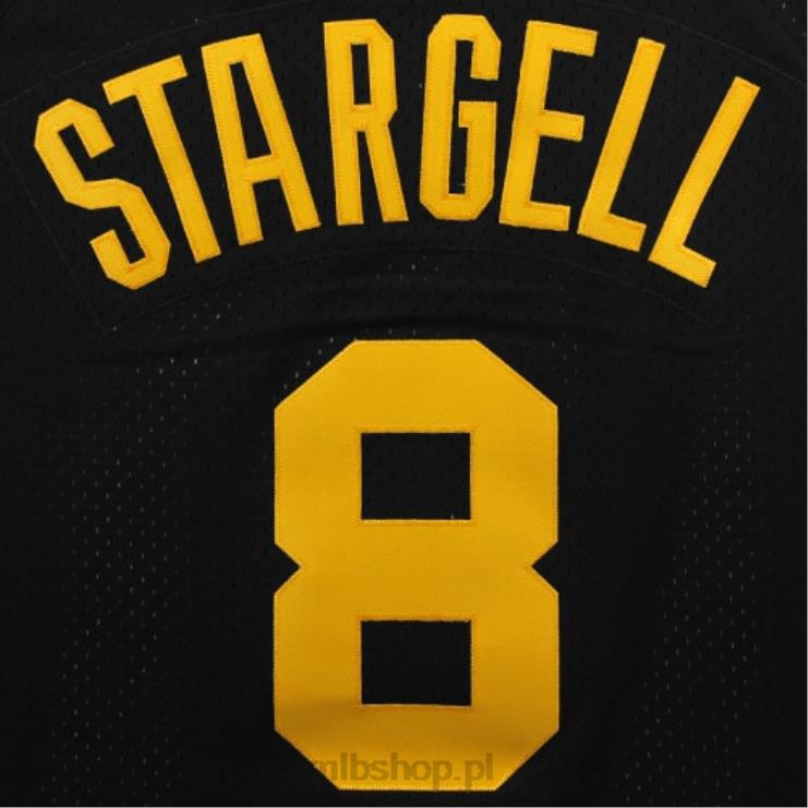pittsburgh pirates willie stargell mitchell & ness czarna 1982 autentyczna kolekcja cooperstown siatkowa koszulka treningowa mrugnięcia mężczyźni 0J02V405 MLB Jerseys