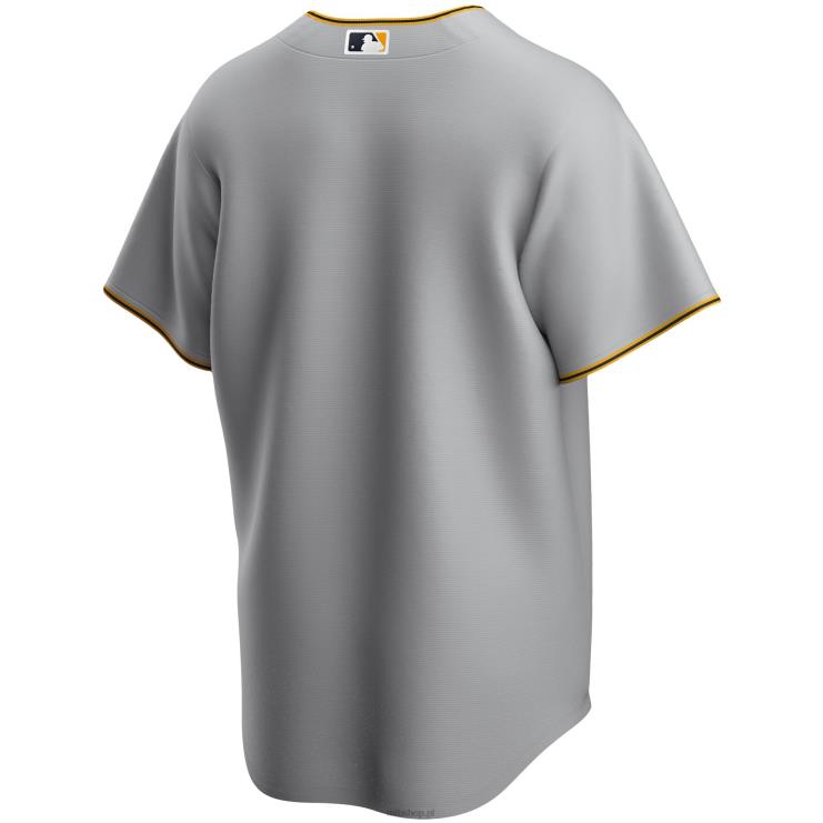 szara replika wyjazdowej koszulki drużyny piratów z pittsburgha nike mężczyźni 0J02V1373 MLB Jerseys