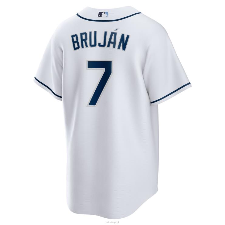 Biała domowa replika koszulki gracza Tampa Bay Rays Vidal Brujan Nike mężczyźni 0J02V1609 MLB Jerseys