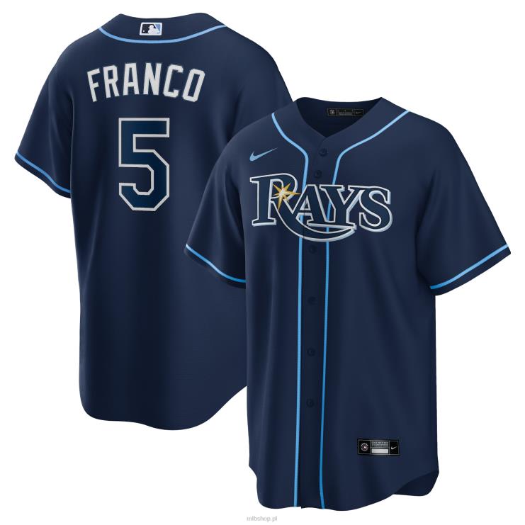 Tampa Bay Rays Wander Franco Nike Granatowa replika alternatywnej koszulki gracza mężczyźni 0J02V305 MLB Jerseys