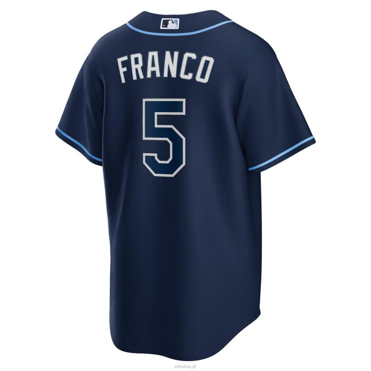 Tampa Bay Rays Wander Franco Nike Granatowa replika alternatywnej koszulki gracza mężczyźni 0J02V305 MLB Jerseys