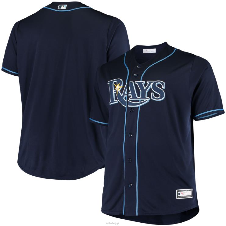 Tampa Bay Rays granatowa replika dużej i wysokiej koszulki drużyny alternatywnej mężczyźni 0J02V897 MLB Jerseys