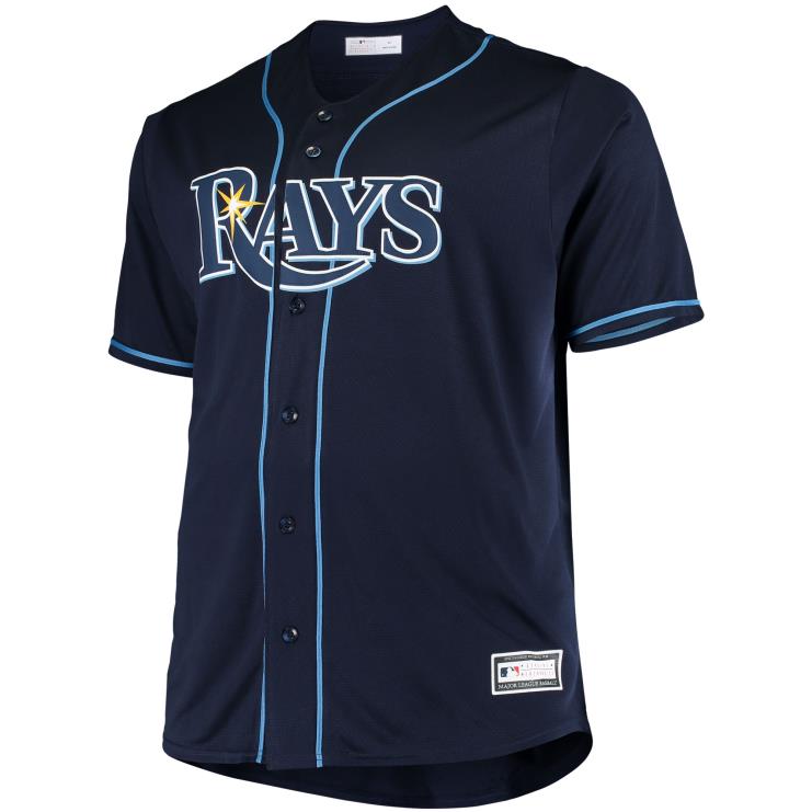 Tampa Bay Rays granatowa replika dużej i wysokiej koszulki drużyny alternatywnej mężczyźni 0J02V897 MLB Jerseys