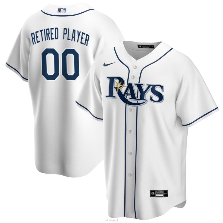 biała replika koszulki nike tampa bay rays nike pick-a-player na emeryturze mężczyźni 0J02V1526 MLB Jerseys