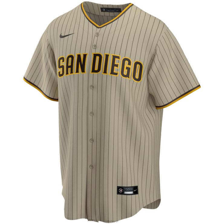 San Diego Padres Fernando Tatis Jr. nike tan replika alternatywnej koszulki gracza mężczyźni 0J02V48 MLB Jerseys