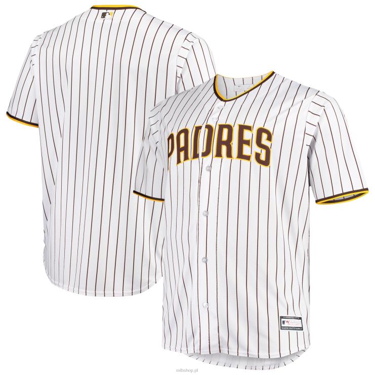 biało-brązowa replika domowej koszulki San Diego Padres mężczyźni 0J02V829 MLB Jerseys