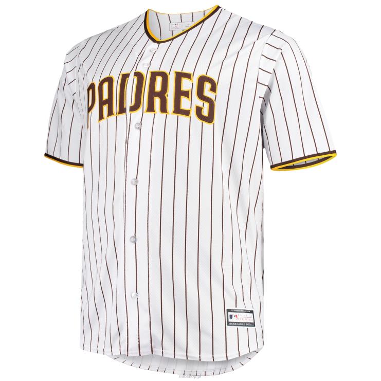biało-brązowa replika domowej koszulki San Diego Padres mężczyźni 0J02V829 MLB Jerseys