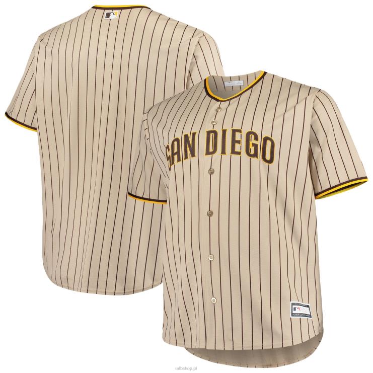 brązowa replika koszulki drużyny san diego padres z dużej i wysokiej szosy mężczyźni 0J02V1135 MLB Jerseys