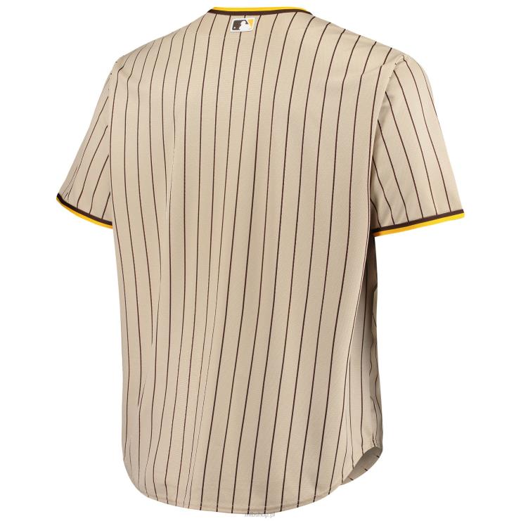 brązowa replika koszulki drużyny san diego padres z dużej i wysokiej szosy mężczyźni 0J02V1135 MLB Jerseys