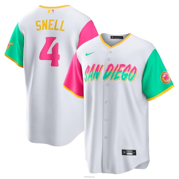 replika koszulki gracza san diego padres blake snell nike white city connect mężczyźni 0J02V1013 MLB Jerseys