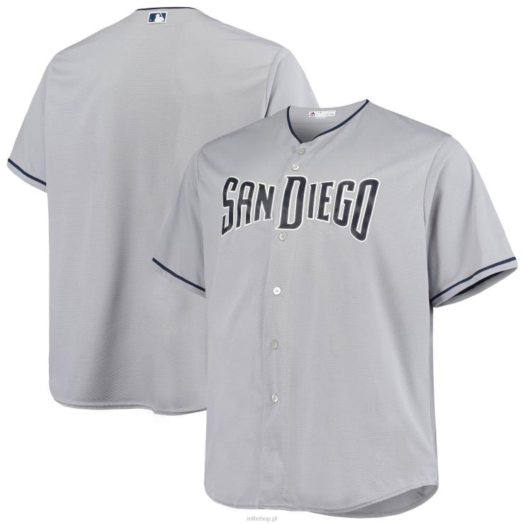 san diego padres majestatyczna szara oficjalna fajna podstawowa koszulka drogowa mężczyźni 0J02V1445 MLB Jerseys