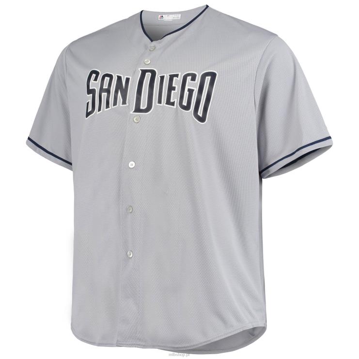 san diego padres majestatyczna szara oficjalna fajna podstawowa koszulka drogowa mężczyźni 0J02V1445 MLB Jerseys