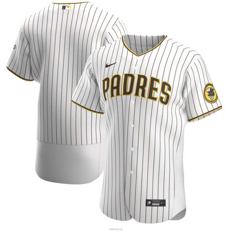 san diego padres nike biało-brązowa autentyczna domowa koszulka drużyny mężczyźni 0J02V714 MLB Jerseys