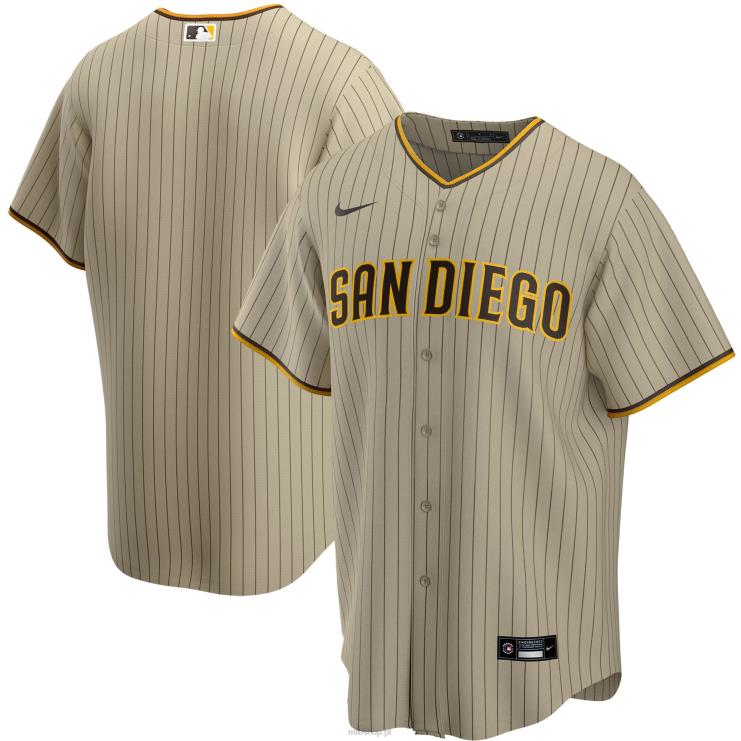 san diego padres nike tan alternatywna replika koszulki drużyny mężczyźni 0J02V76 MLB Jerseys