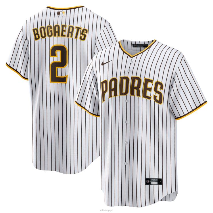 san diego padres xander bogaerts nike biało-brązowa oficjalna replika domowej koszulki gracza mężczyźni 0J02V63 MLB Jerseys