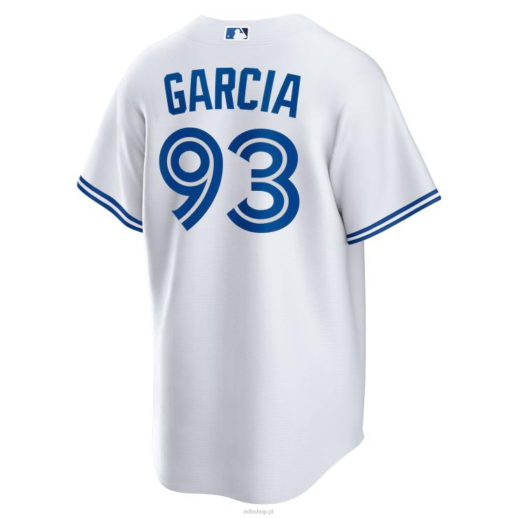 biała replika domowej koszulki gracza Toronto Blue Jays Yimi Garcia Nike mężczyźni 0J02V1589 MLB Jerseys