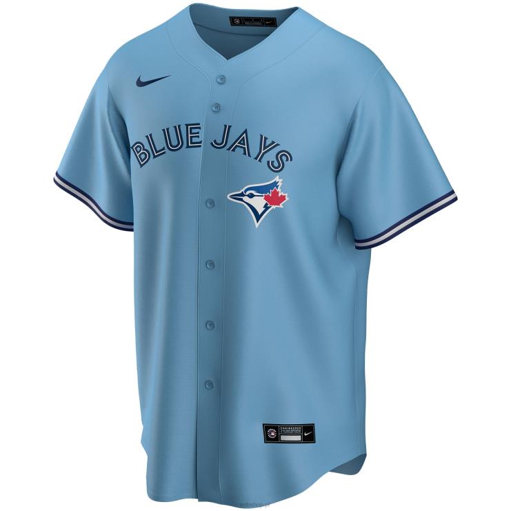 jasnoniebieska replika niestandardowej koszulki Nike Toronto Blue Jays mężczyźni 0J02V558 MLB Jerseys