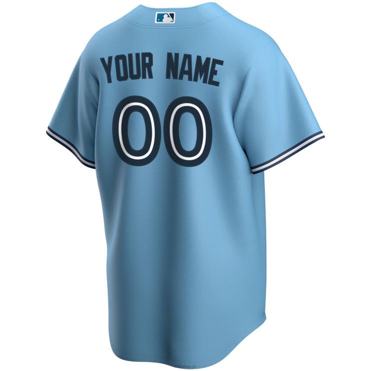 jasnoniebieska replika niestandardowej koszulki Nike Toronto Blue Jays mężczyźni 0J02V558 MLB Jerseys