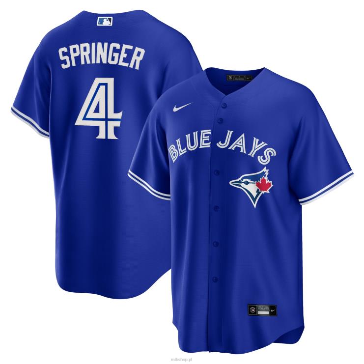 toronto blue jays george springer nike royal alternatywna replika koszulki gracza mężczyźni 0J02V427 MLB Jerseys