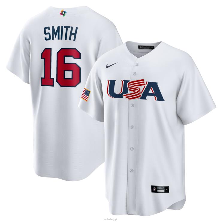 bejsbol usa will smith nike biała replika klasycznej koszulki baseballowej świata 2023 mężczyźni 0J02V1042 MLB Jerseys