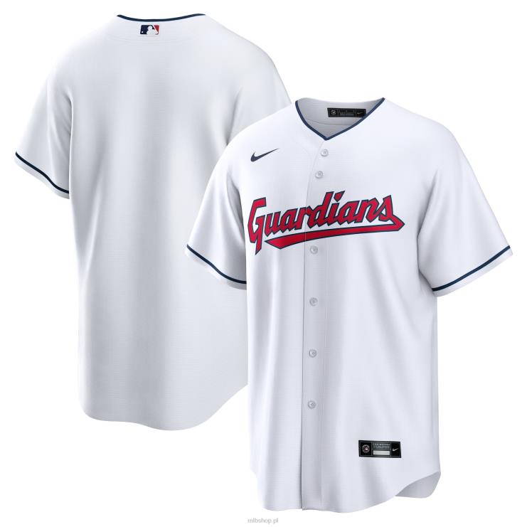 Biała replika domowej koszulki Nike Guardians Cleveland Guardians mężczyźni 0J02V278 MLB Jerseys