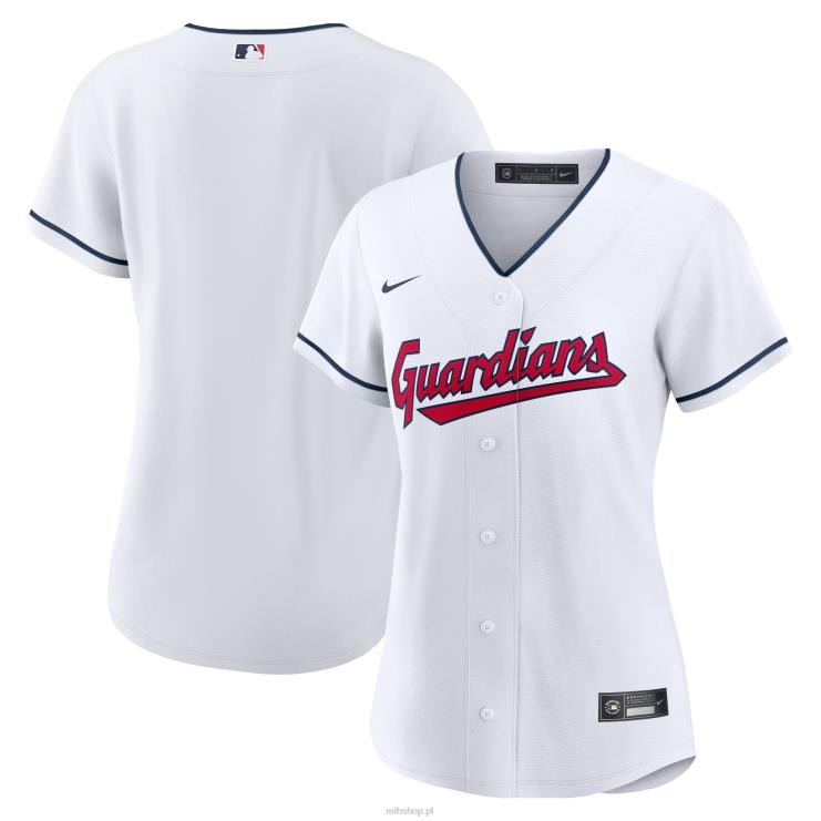 Biała replika domowej koszulki drużyny Nike Guardians Cleveland Guardians mężczyźni 0J02V1046 MLB Jerseys