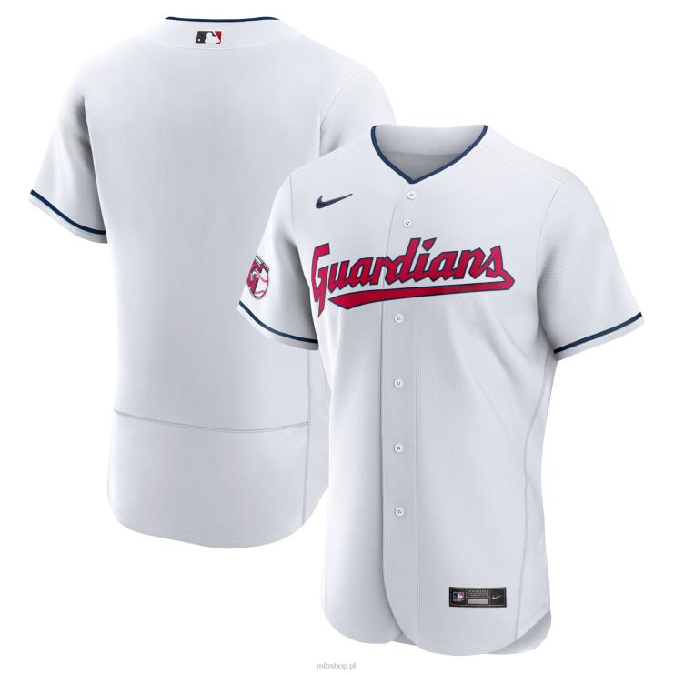 Cleveland Guardians Nike Biała autentyczna domowa koszulka drużyny mężczyźni 0J02V769 MLB Jerseys