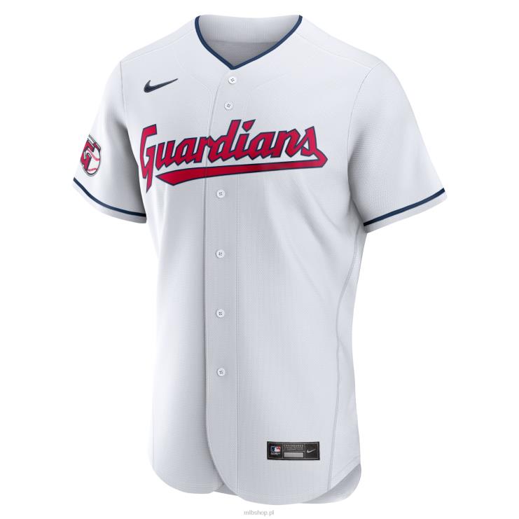 Cleveland Guardians Nike Biała autentyczna domowa koszulka drużyny mężczyźni 0J02V769 MLB Jerseys
