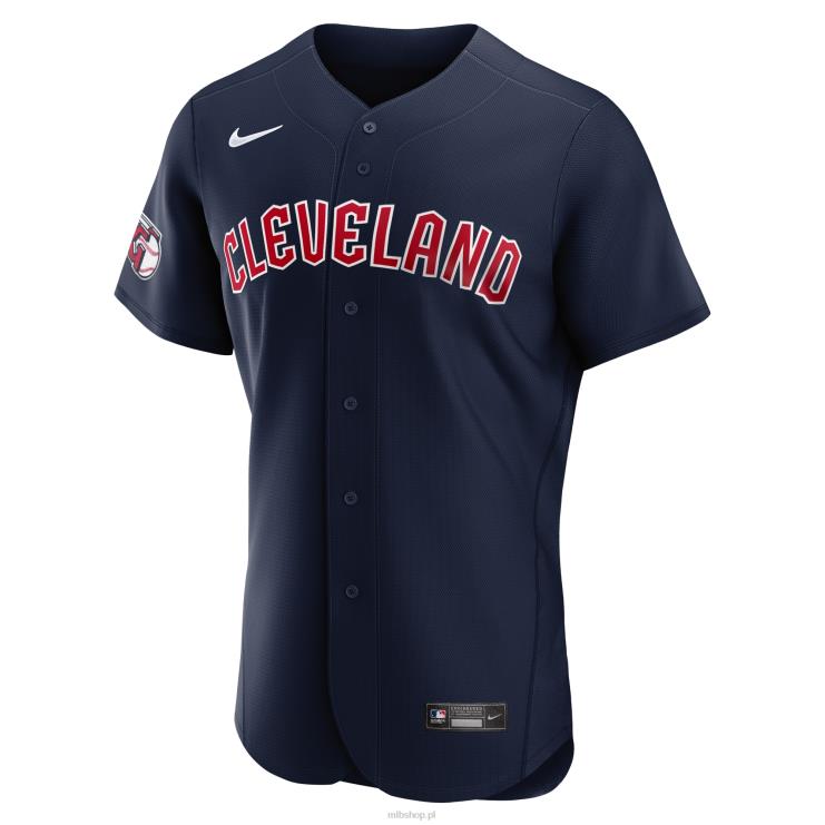 Cleveland Guardians nike granatowa alternatywna autentyczna koszulka drużynowa mężczyźni 0J02V488 MLB Jerseys