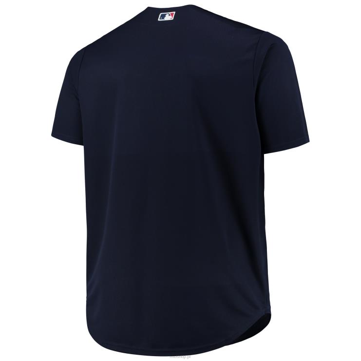 Granatowa replika dużej i wysokiej alternatywnej koszulki drużyny Cleveland Guardians mężczyźni 0J02V712 MLB Jerseys