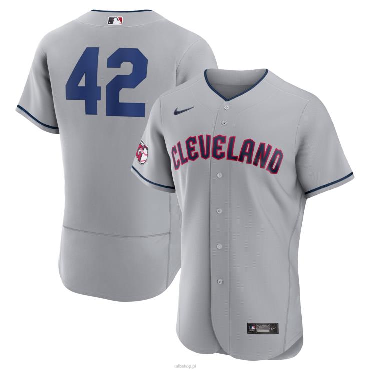szara koszulka cleveland guards 2023 jackie robinson day autentyczna mężczyźni 0J02V1438 MLB Jerseys