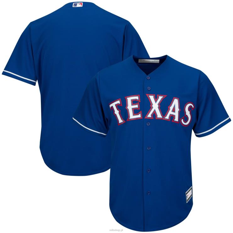 Replika koszulki drużyny Texas Rangers Royal, duża i wysoka mężczyźni 0J02V505 MLB Jerseys
