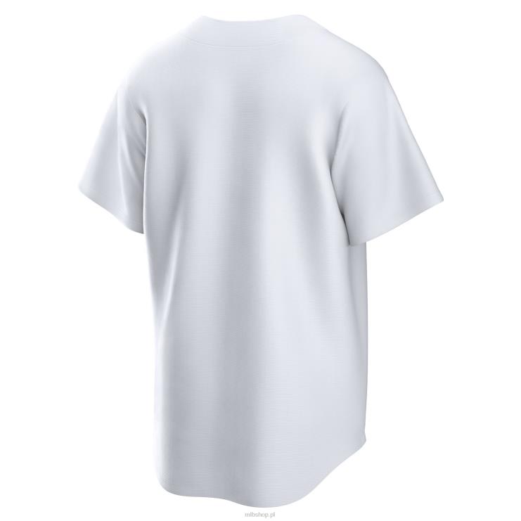 biała koszulka drużyny texas rangers nike z kolekcji cooperstown mężczyźni 0J02V606 MLB Jerseys