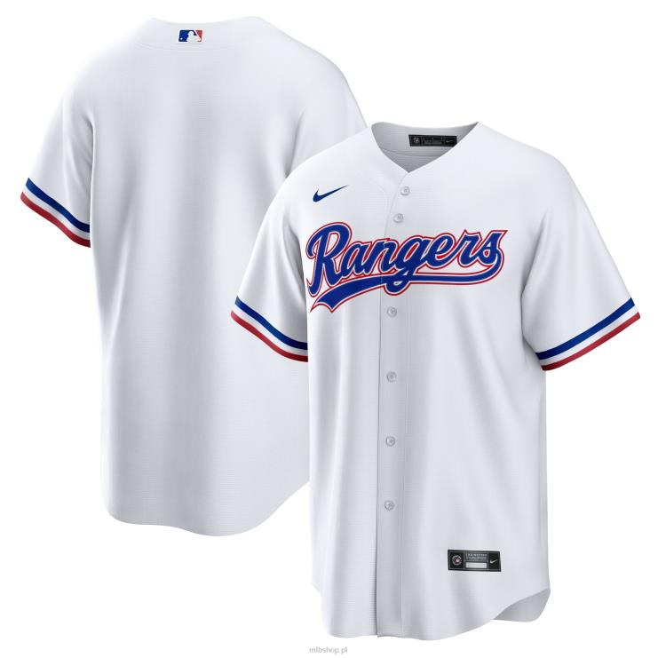 biała replika domowej koszulki drużyny texas rangers nike mężczyźni 0J02V555 MLB Jerseys