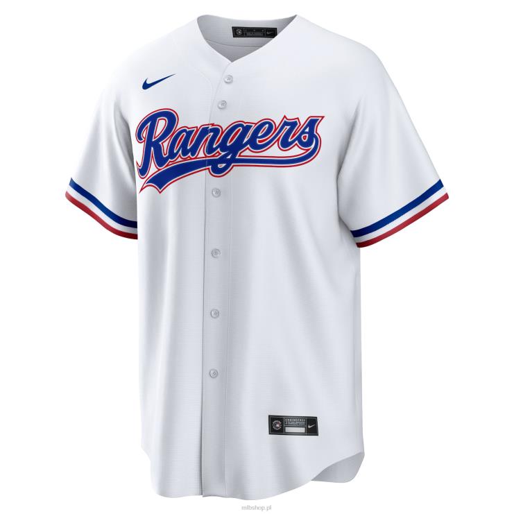biała replika domowej koszulki drużyny texas rangers nike mężczyźni 0J02V555 MLB Jerseys