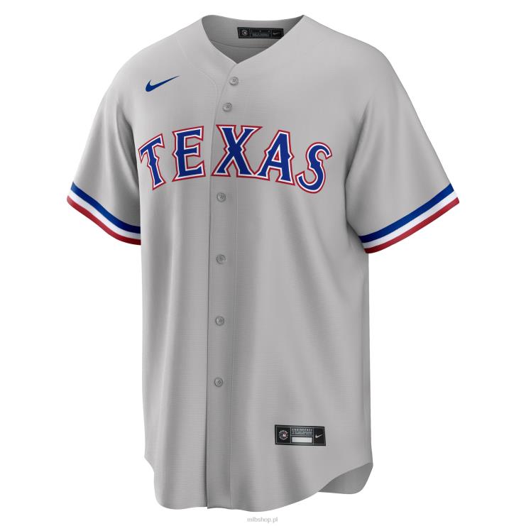 szara replika koszulki texas rangers nike road mężczyźni 0J02V369 MLB Jerseys